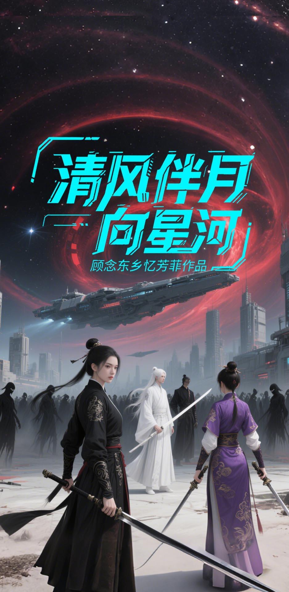 清风伴月下半句
